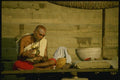 071022 Hindu Priest Making Offerings, Varanasi, Uttar Pradesh A4 Photo Print