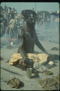 071047 Sadhu (Renuncient) Varanasi, Uttar Pradesh A4 Photo Print