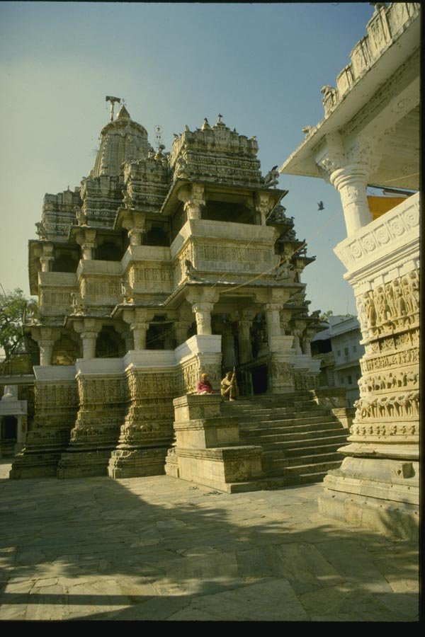 071057 Jain Temple, Udaipur, Rajasthan A4 Photo Print