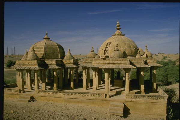 071058 Jain Architecture, Thar Desert, Rajasthan A4 Photo Print