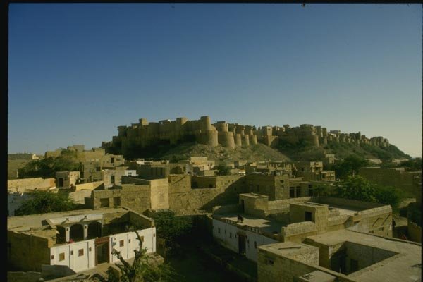 071062 Old Town Of Jaisalmer, Rajasthan A4 Photo Print