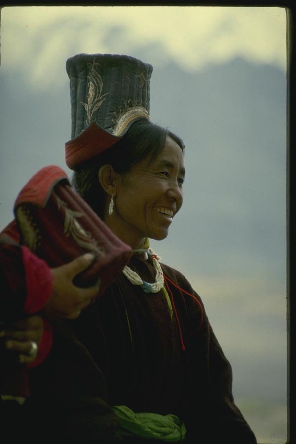 071072 Ledakhi Woman, Thikse, Ledakh A4 Photo Print