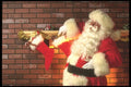 072002 Santa By The Hearth A4 Photo Print