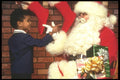 072017 Santa Greeting Boy A4 Photo Print