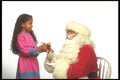 072023 Santa Giving Gift To Girl A4 Photo Print