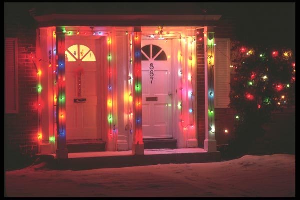 072027 Christmas Housefront A4 Photo Print