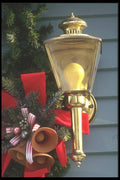 072031 Decorated Night Lamp A4 Photo Print