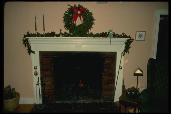 072032 Decorated Hearth A4 Photo Print