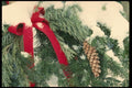 072038 Snowy Wreath Close Up  A4 Photo Print
