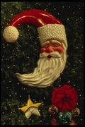072040 Santa Ornament A4 Photo Print