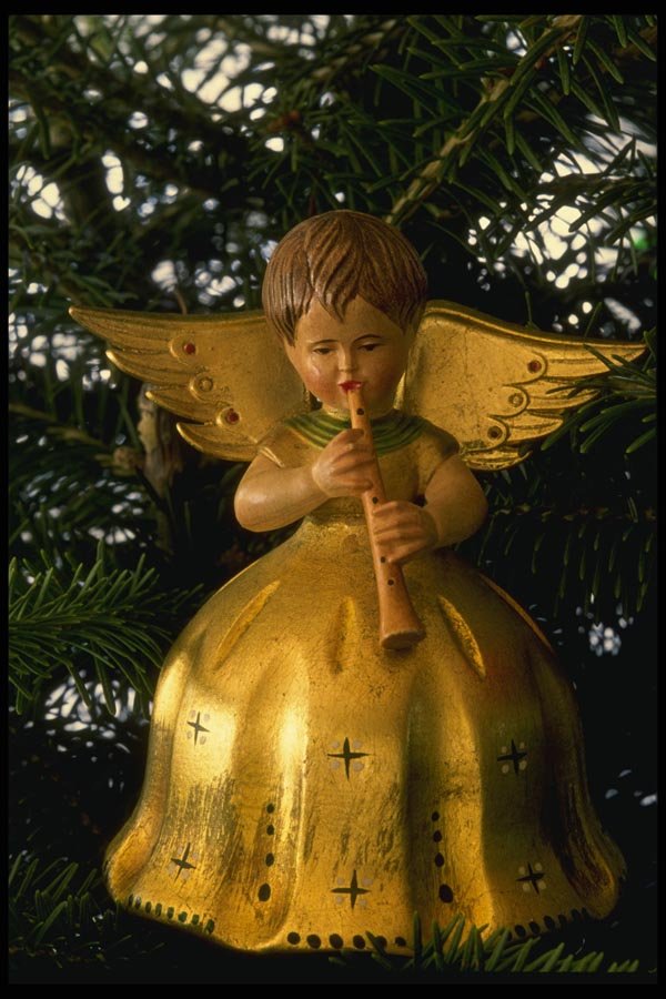 072045 Angel Ornament A4 Photo Print