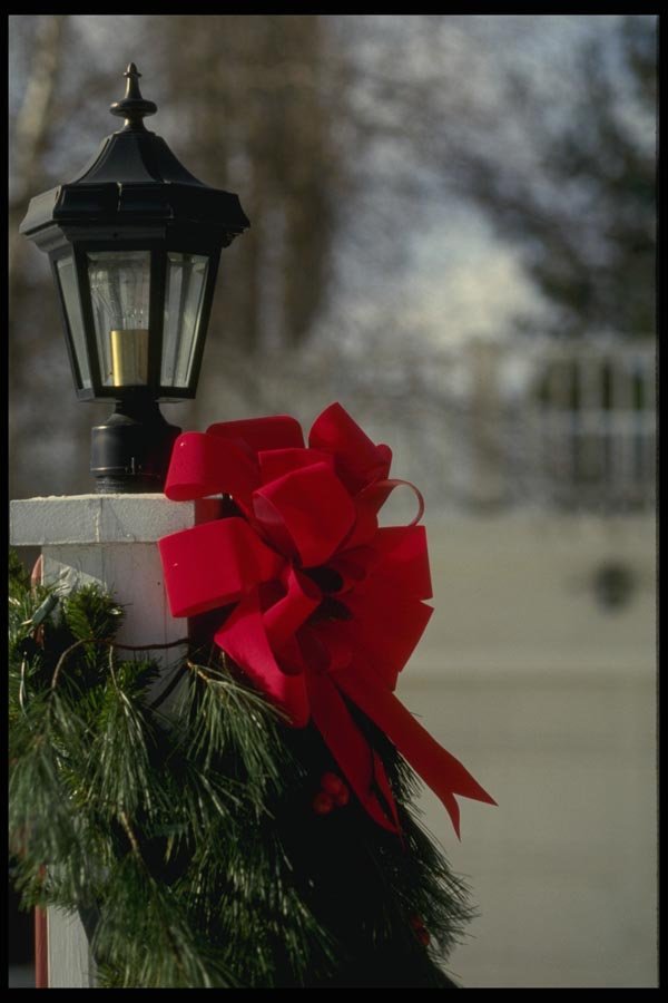 072050 Decorated Night Lamp A4 Photo Print