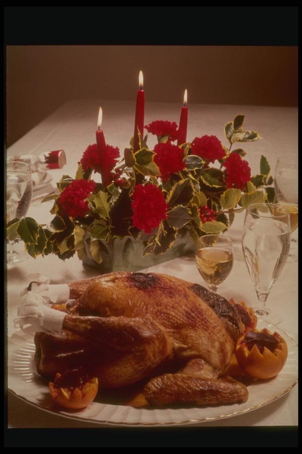 072061 Christmas Dinner A4 Photo Print