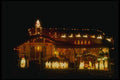072071 Christmas House Front A4 Photo Print