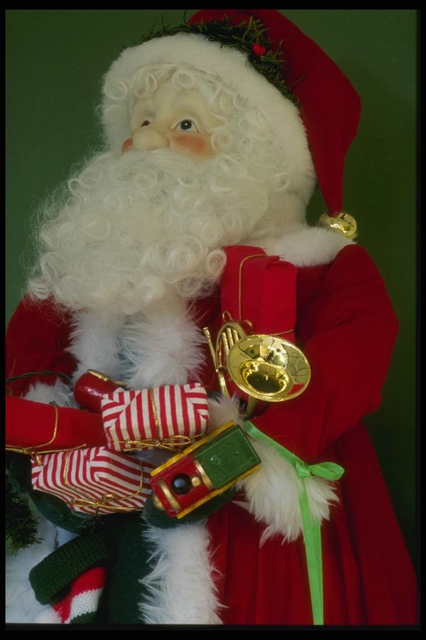 072076 Santa Decoration A4 Photo Print
