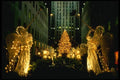 072090 City Christmas Scene A4 Photo Print