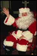 072097 Santa Waving A4 Photo Print