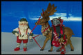 072098 Reindeer Scene A4 Photo Print