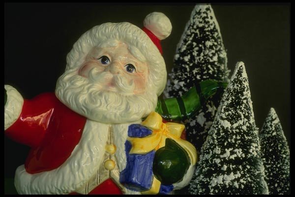072099 Santa Decoration A4 Photo Print