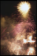 073073 White Puff A4 Photo Print