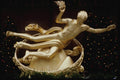 074032 Golden Figure At Rockefeller Center A4 Photo Print