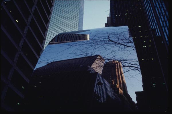 074033 Skyline Reflection A4 Photo Print