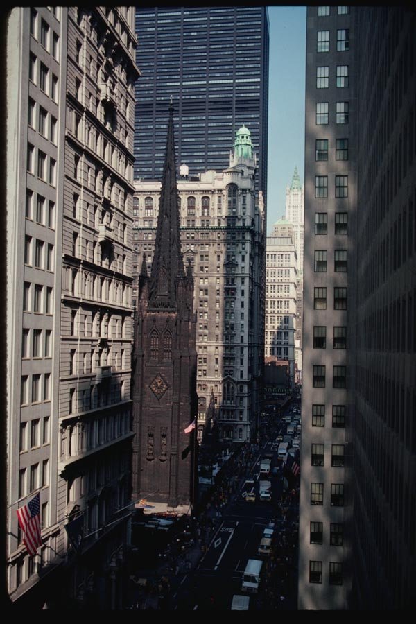 074044 Broadway At Wall Street A4 Photo Print