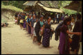 076017 Procession Of Colorfully Dressed Women A4 Photo Print