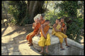 076039 Five Young Buddhist Monks A4 Photo Print