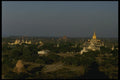 076056 Landscape With Burmese Golden Temple A4 Photo Print
