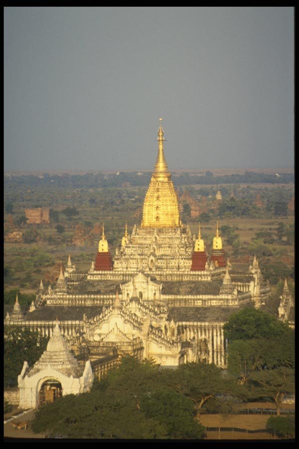 076057 Golden Temple Of Ananda, Burma A4 Photo Print