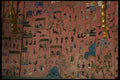 076060 Close up, Pink Mosaic, Temple Wall A4 Photo Print