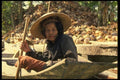 076099 Woman On Boat Selling Onions A4 Photo Print