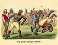 078 De Fust Knock Down 1882 Vintage A4 Photo Print