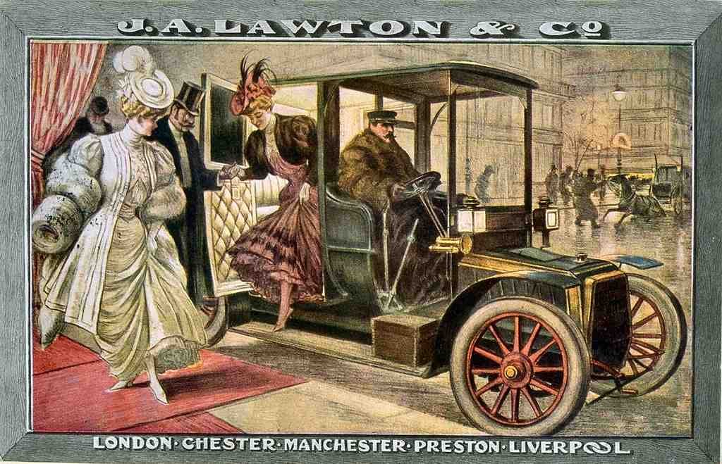 078 Ja Lawton 1907 Vintage A4 Photo Print