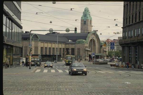078033 Kaivok Bunnsg Street, Helsinki A4 Photo Print