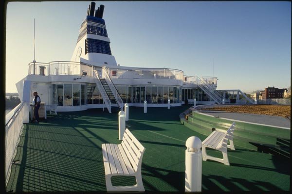 078044 Silja Europa Deck, Helsinki A4 Photo Print