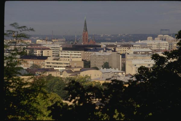 078064 View Of The City, Turku A4 Photo Print
