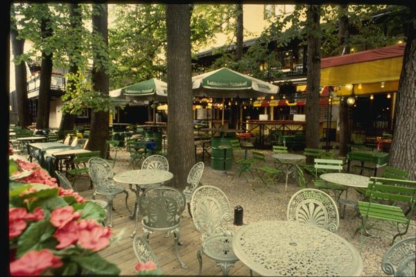 078072 Bar terrace, Turku A4 Photo Print