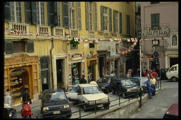 079009 Business Square (stores), Genoa A4 Photo Print