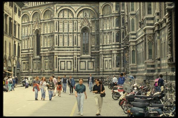 079014 Santa Maria Del Fiore Place (Square), Florence A4 Photo Print