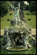 079020 Fountain At The Pitti Palace, Florence A4 Photo Print