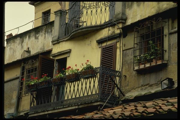 079021 Ancient Architecture, Florence A4 Photo Print