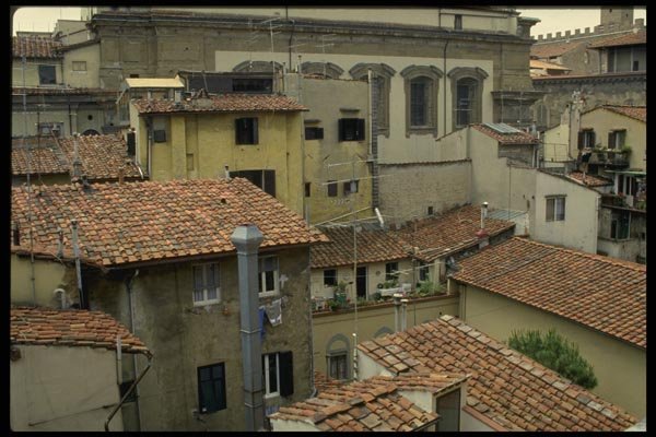 079022 Roofs In The City, Florence A4 Photo Print