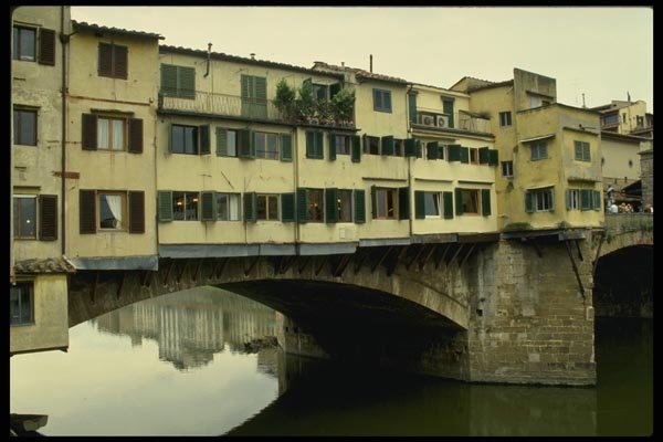 079023 The Ponte Vecchio, Florence A4 Photo Print