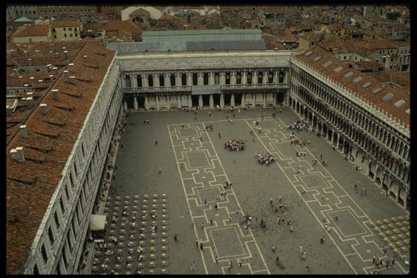 079037 St. Mark's Square From The Observation Tower, Venice A4 Photo Print