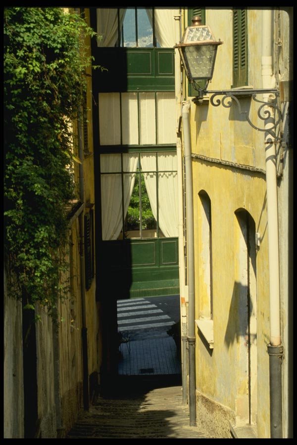 079066 Little Alley In Como Lake Village, Murano A4 Photo Print