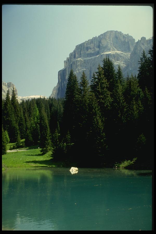 079080 De Fedaia Lake In The Dolomite Alps, Murano A4 Photo Print