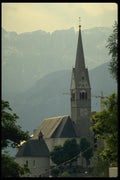 079083 Vigo Di Fassa Church, Murano A4 Photo Print