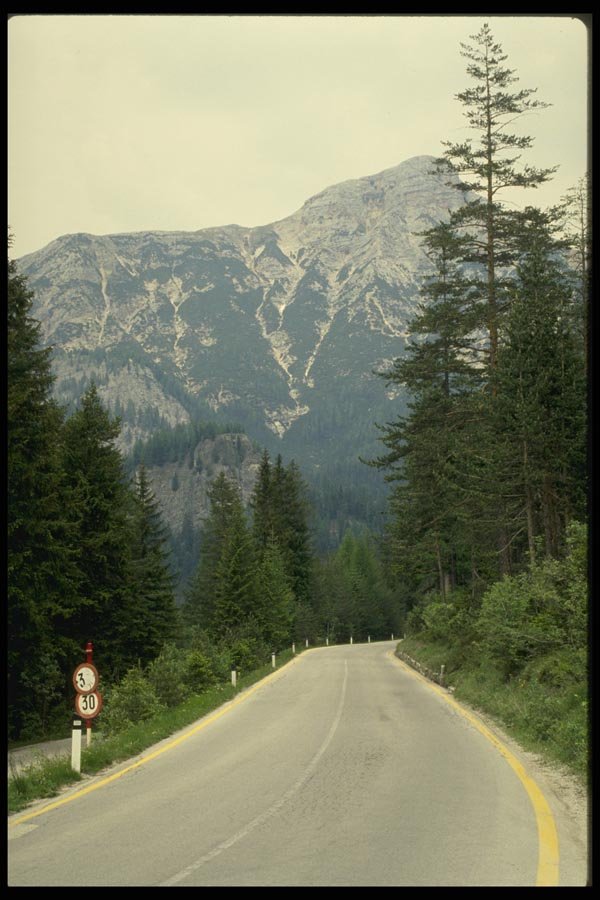 079095 Road In The Mountains, Dolomite, Murano A4 Photo Print